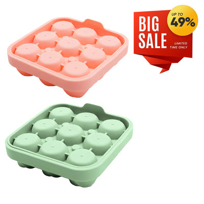 9-Cavity Rose Silicone Ice Mold