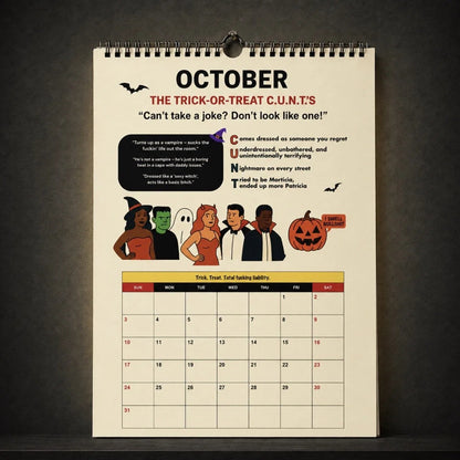 The C.U.N.T. 2027 Wall Calendar – 12 Months of Pure Unfiltered Chaos