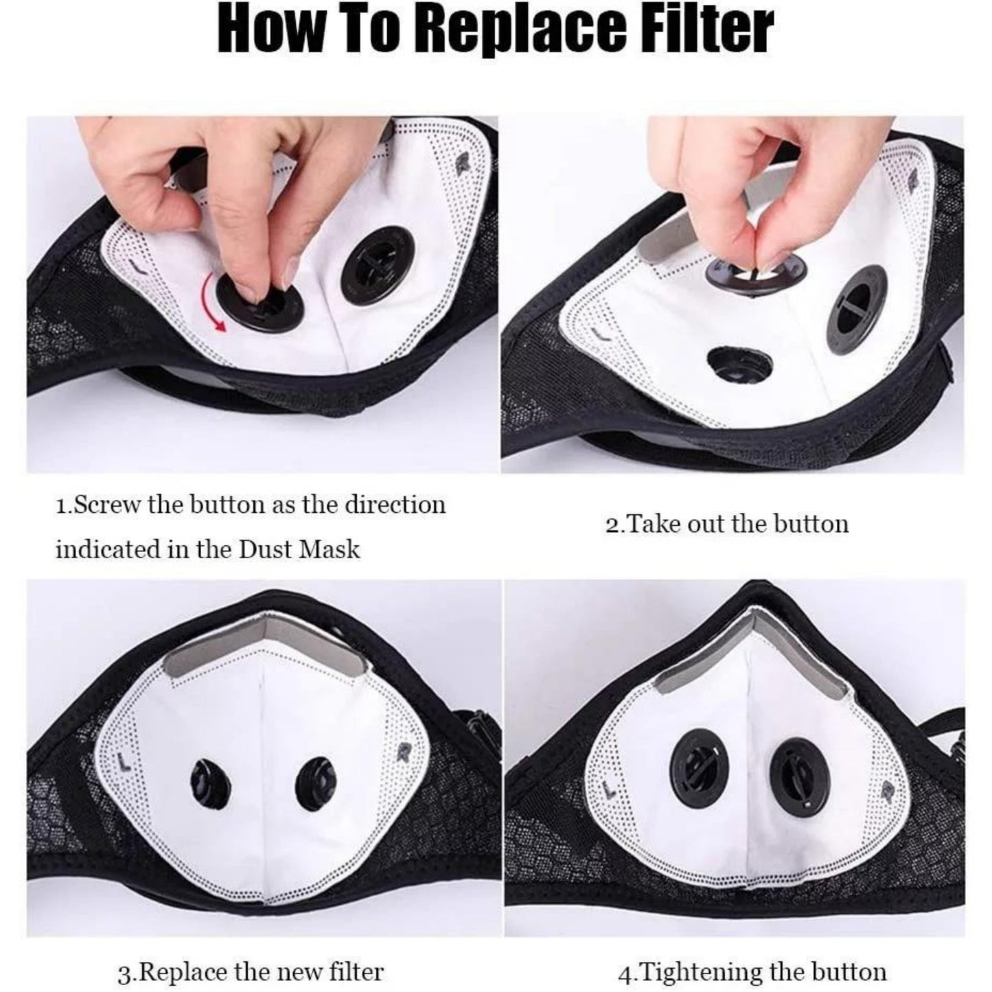Reusable Carbon Filter Dust Mask – Built for Active Lifestyles
