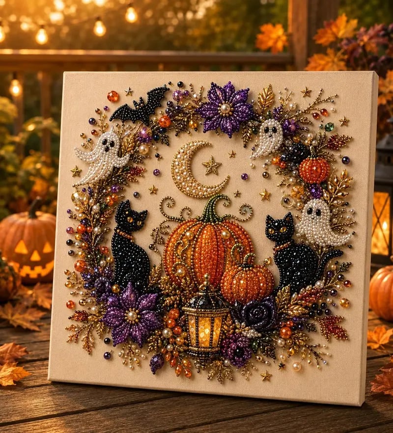 👻🎃 3D Pearl Art Halloween DIY Kit