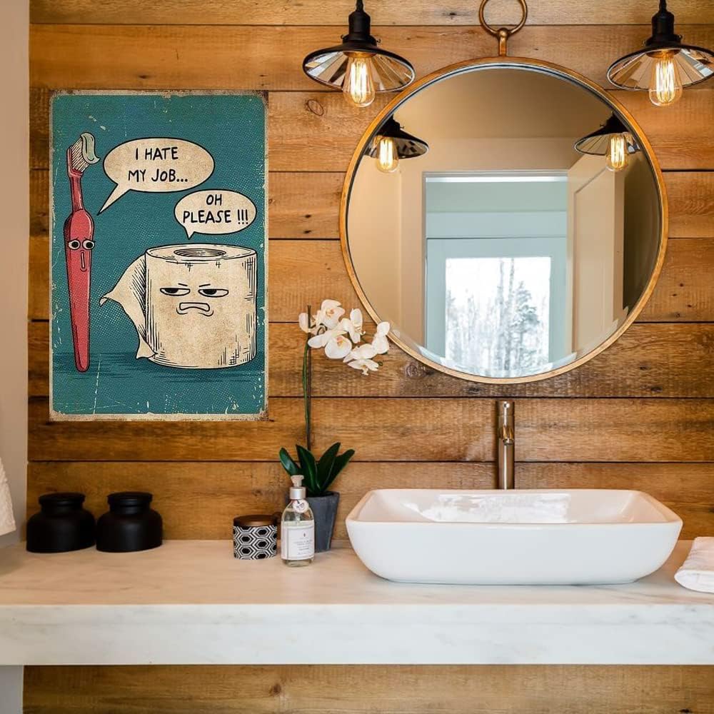 I Hate My Job Oh Please Funny Wall Art, 8 × 12 in