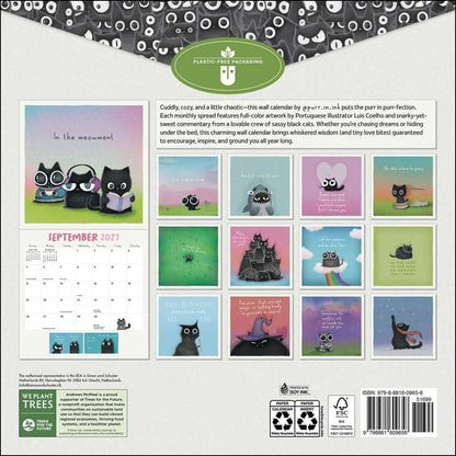 A Year of Purrs 2027 Wall Calendar