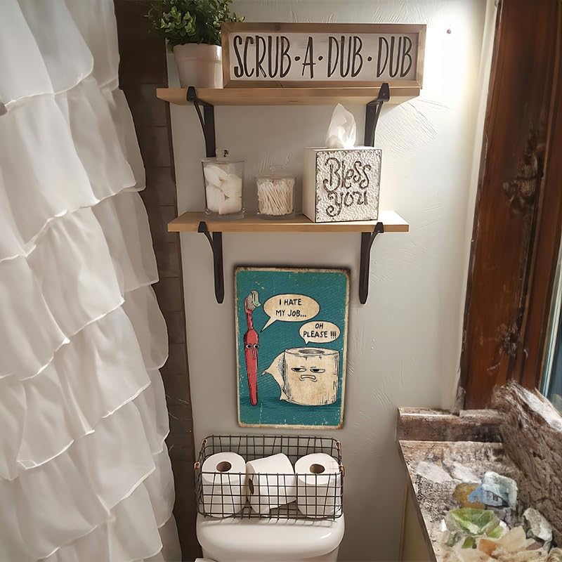 I Hate My Job Oh Please Funny Wall Art, 8 × 12 in