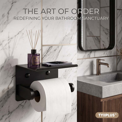 TYIIPLUS™ Toilet Paper Holder with Shelf