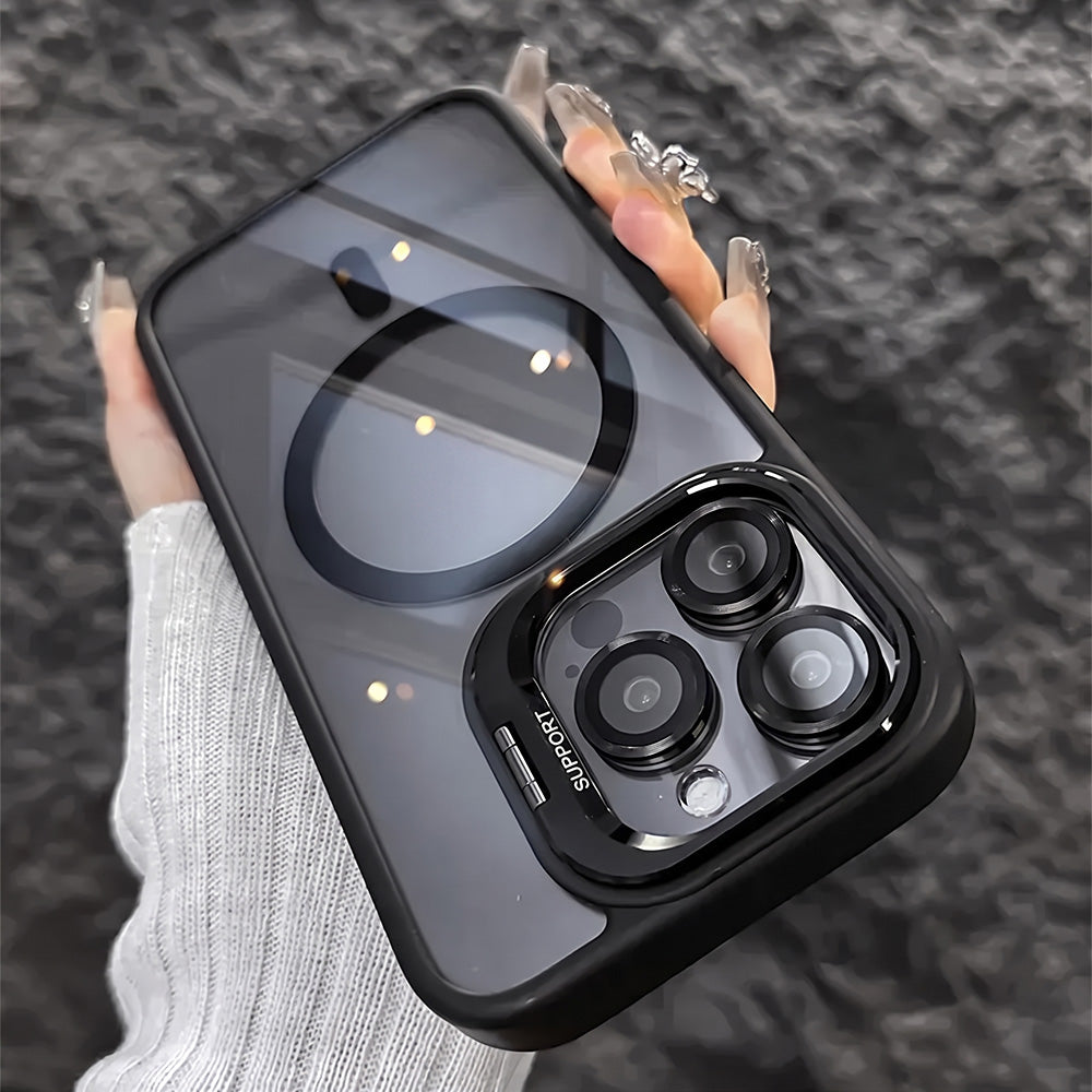 TYIIPLUS™ Magnetic Phone Case with Camera Protection & Built-In Stand