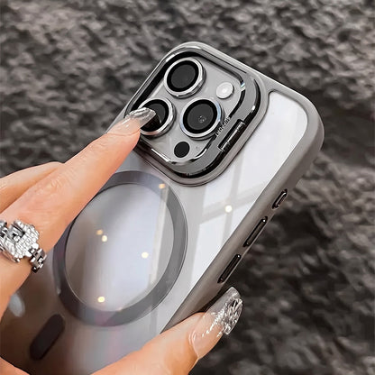 TYIIPLUS™ Magnetic Phone Case with Camera Protection & Built-In Stand