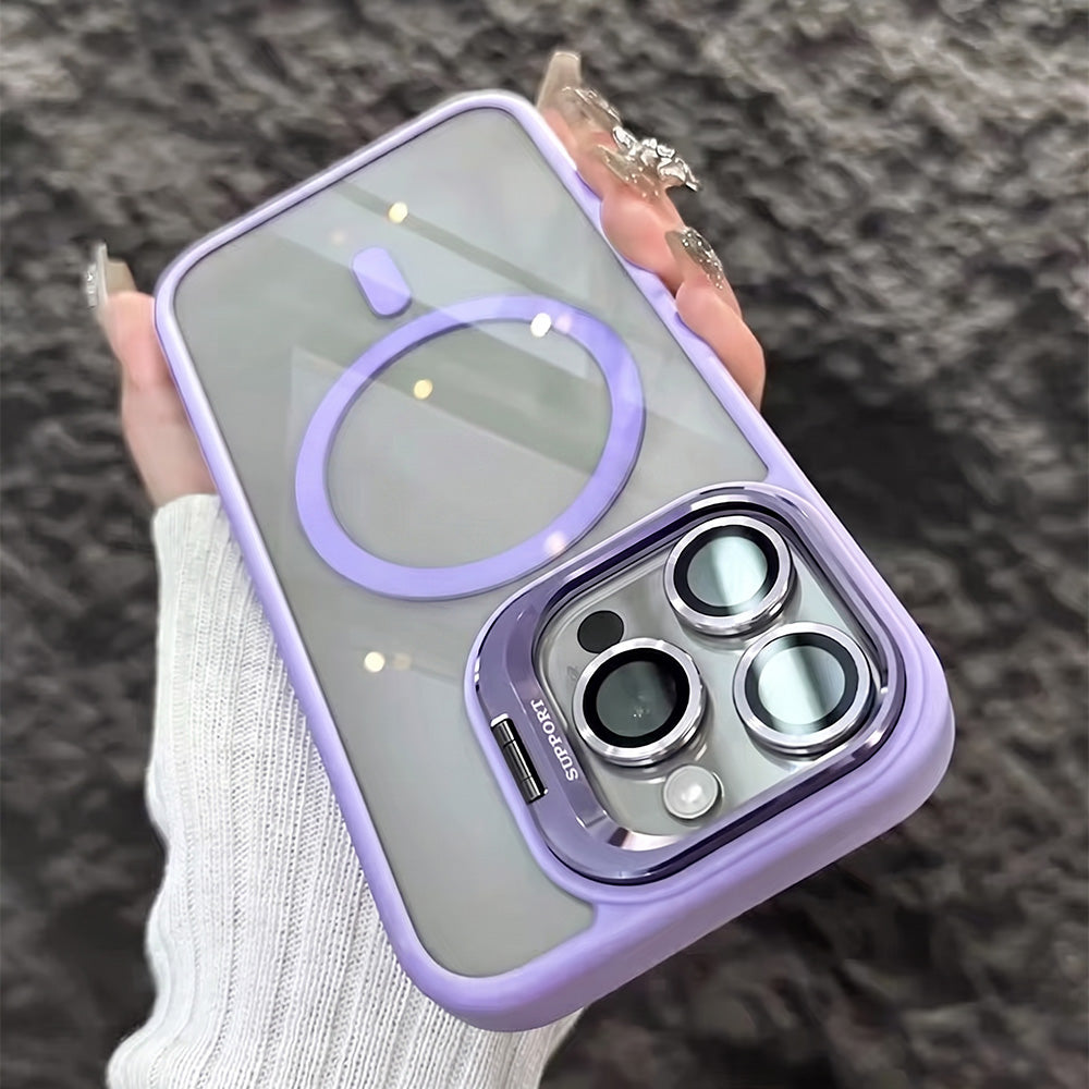 TYIIPLUS™ Magnetic Phone Case with Camera Protection & Built-In Stand