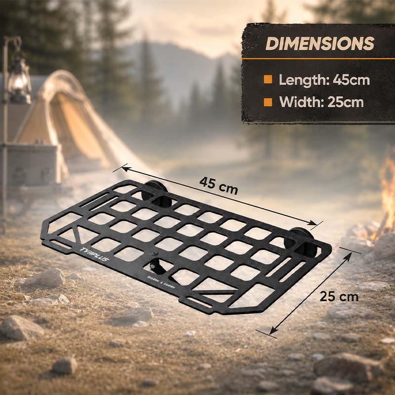 Heavy-Duty Magnetic Vehicle Side Table | Portable Grid Camp Desk