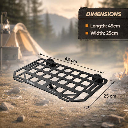 Heavy-Duty Magnetic Vehicle Side Table | Portable Grid Camp Desk