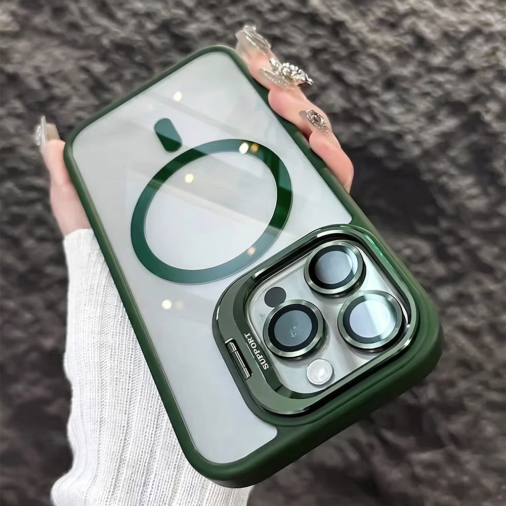 TYIIPLUS™ Magnetic Phone Case with Camera Protection & Built-In Stand