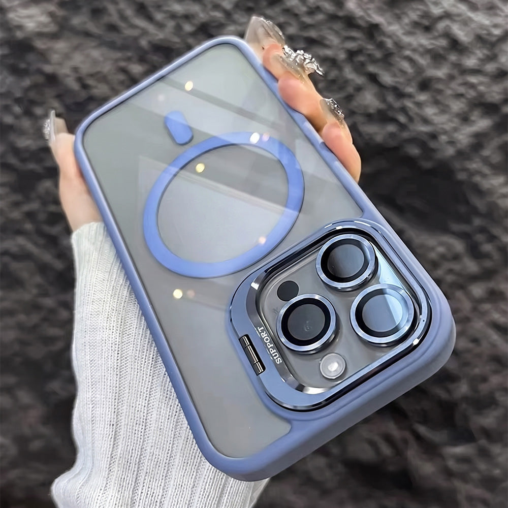 TYIIPLUS™ Magnetic Phone Case with Camera Protection & Built-In Stand