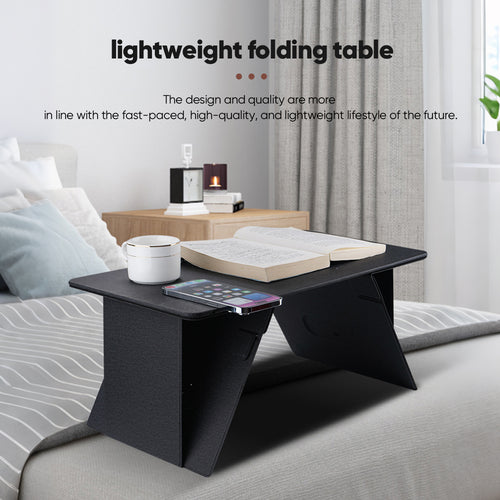 TYIIPLUS Ultra-Slim Foldable Laptop Desk with Integrated Wireless Charging