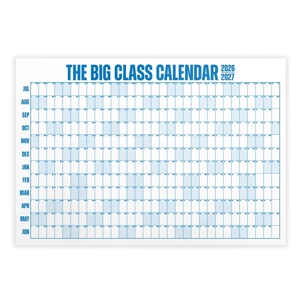 📚 Back-to-School Sale📅The Big Class Calendar - Academic Year 2026-2027