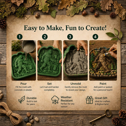 🌲Woodland Legends Stepping Stone Mold Series