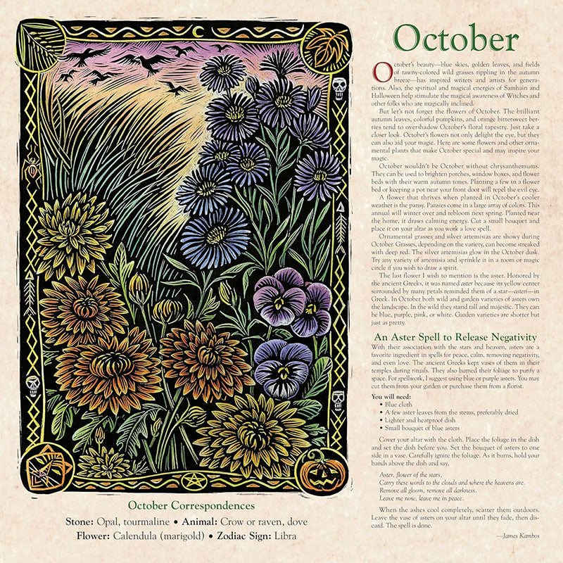 🕯️ 2027 Witches' Calendar – Premium Wall Calendar & Witchy Gift