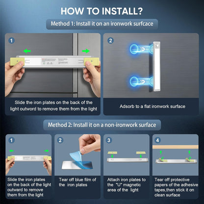 【FREE SHIPPING】TYIIPLUS Rechargeable Motion Sensor Magnetic Lights for Kitchen, Stairs, Closet