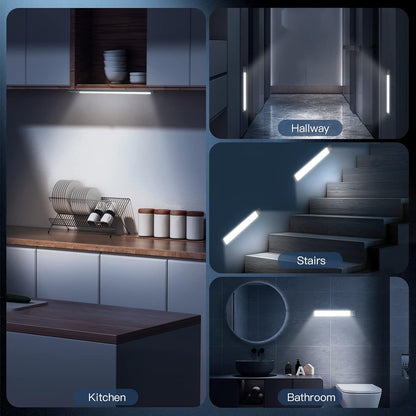 【FREE SHIPPING】TYIIPLUS Rechargeable Motion Sensor Magnetic Lights for Kitchen, Stairs, Closet