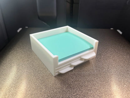 3D-Printed Post-It Note Holder with Stencils