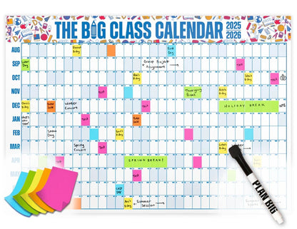 📚 Back-to-School Sale📅The Big Class Calendar - Academic Year 2026-2027
