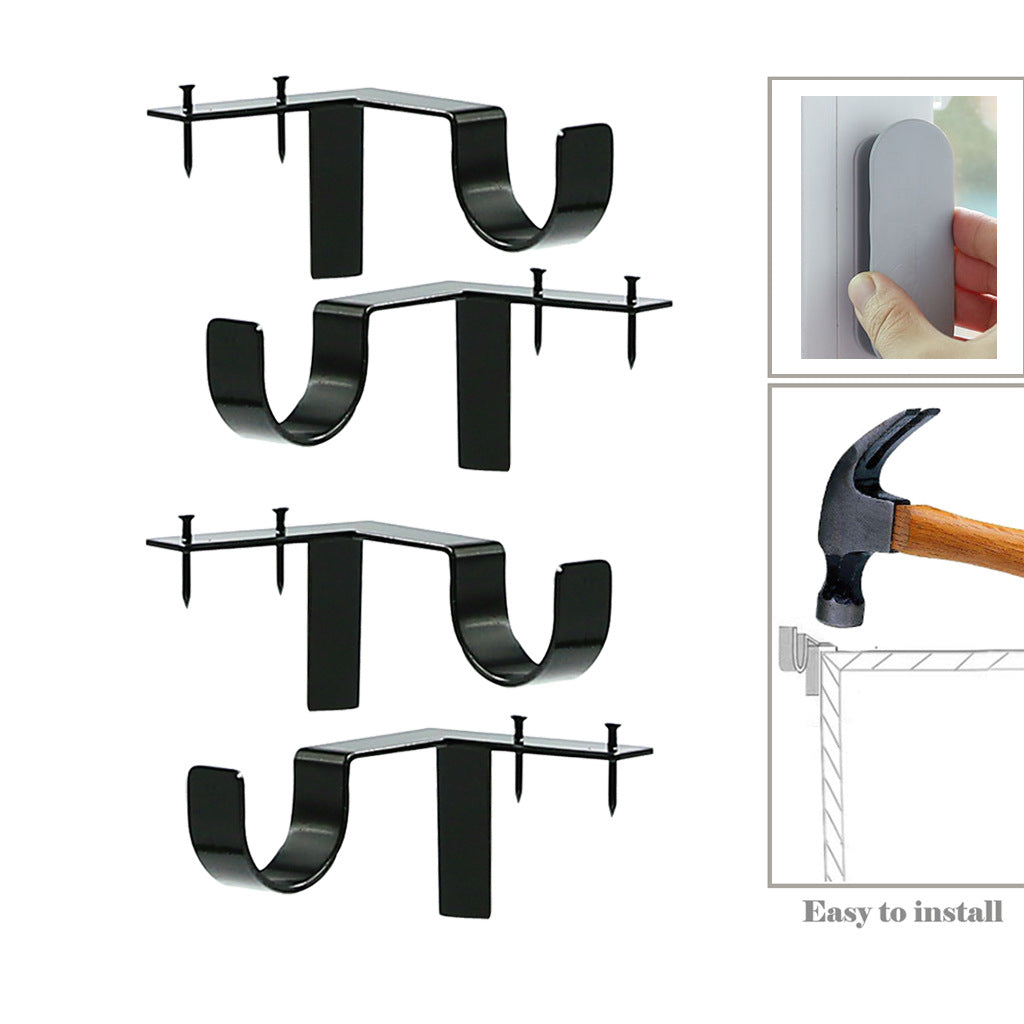 TYIIPLUS No-Drill Curtain Rod Brackets