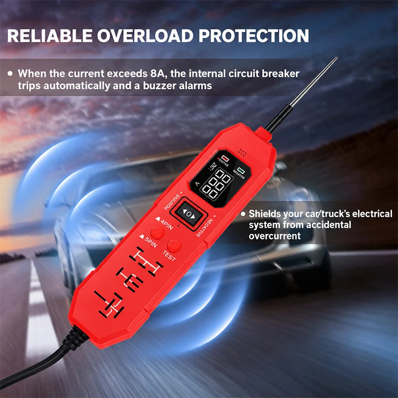 2-in-1 Automotive Circuit & Relay Tester