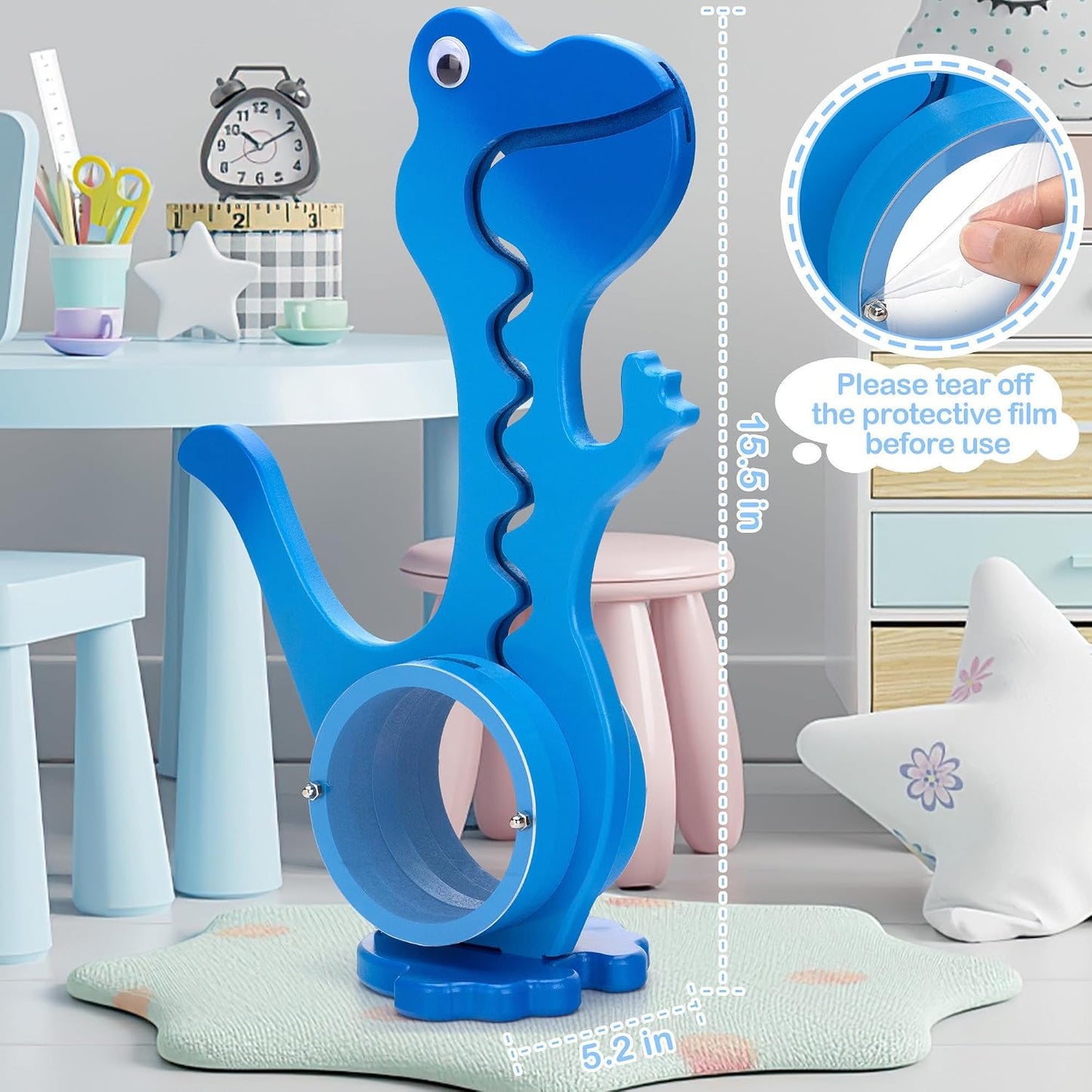 Wooden Dinosaur Piggy Bank