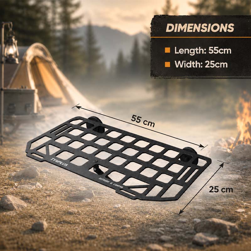 Heavy-Duty Magnetic Vehicle Side Table | Portable Grid Camp Desk