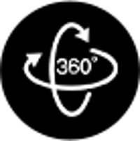 360° Rotating Head