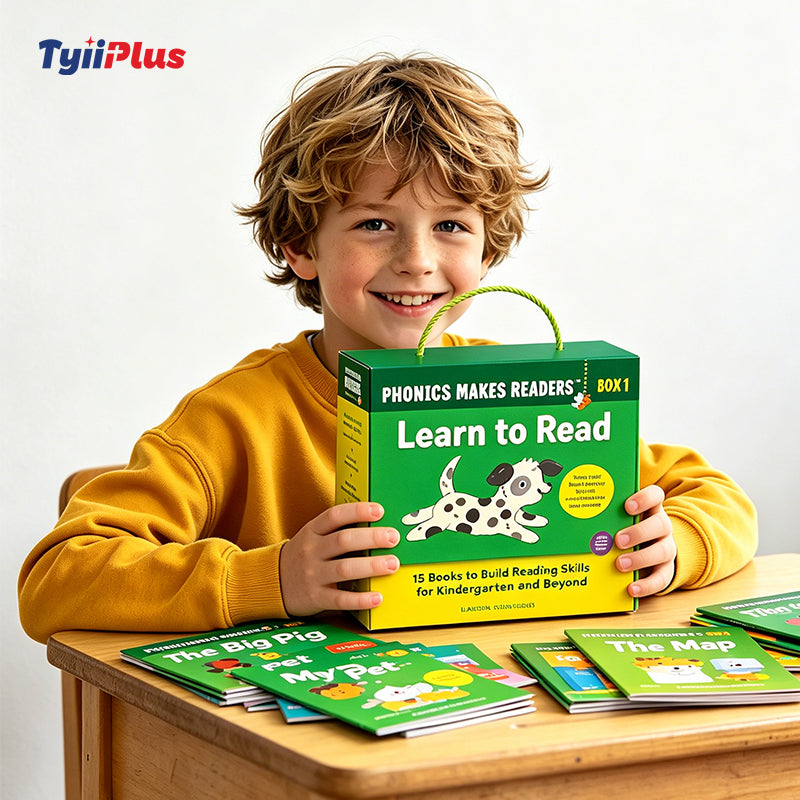 Phonics Makes Readers Box Set – 15 Decodable Learn-to-Read Books for Kids Ages 3–6