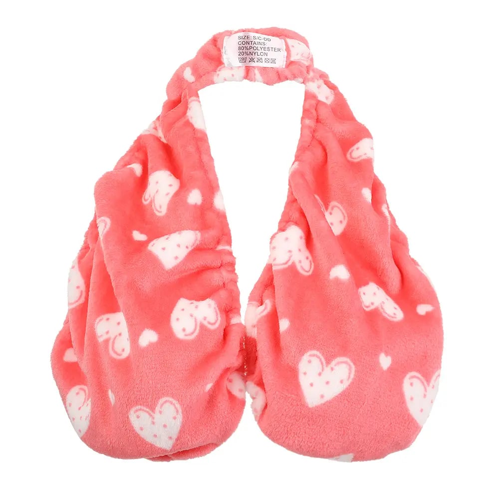 🔥 The Viral Titty Towel 👙 Hands-Free Adjustable Shower Towel Bra for Women | Ultra Soft Plush & Moisture Absorbing