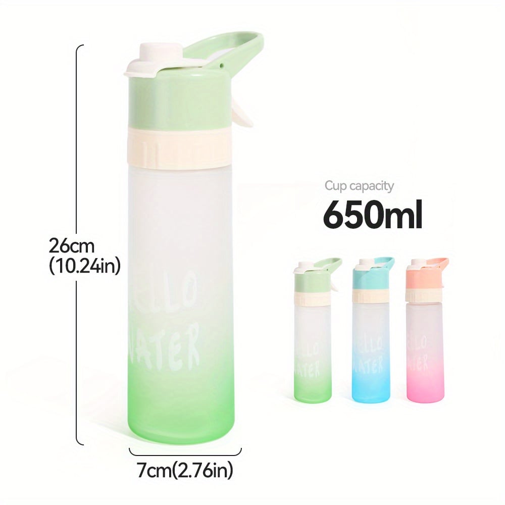 2-in-1 Hydration Bottle — Drink & Cool Down Without Carrying Extra Gear