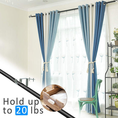 TYIIPLUS No-Drill Curtain Rod Brackets