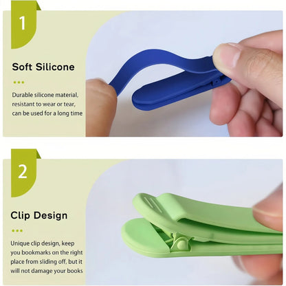 TYIIPLUS Silicone Automatic Bookmark