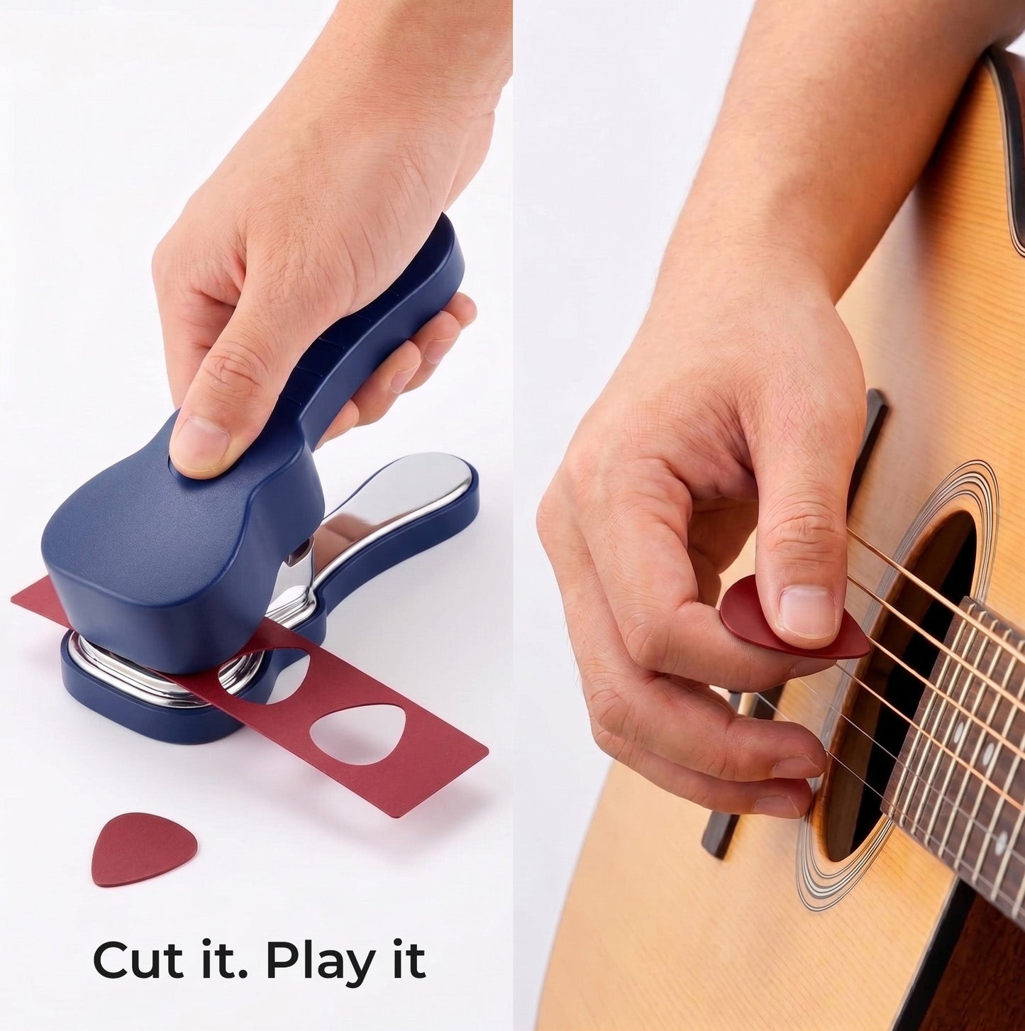 Guitar Pick Punch Accessory Kit - Perfect Gift for Guitar Lovers