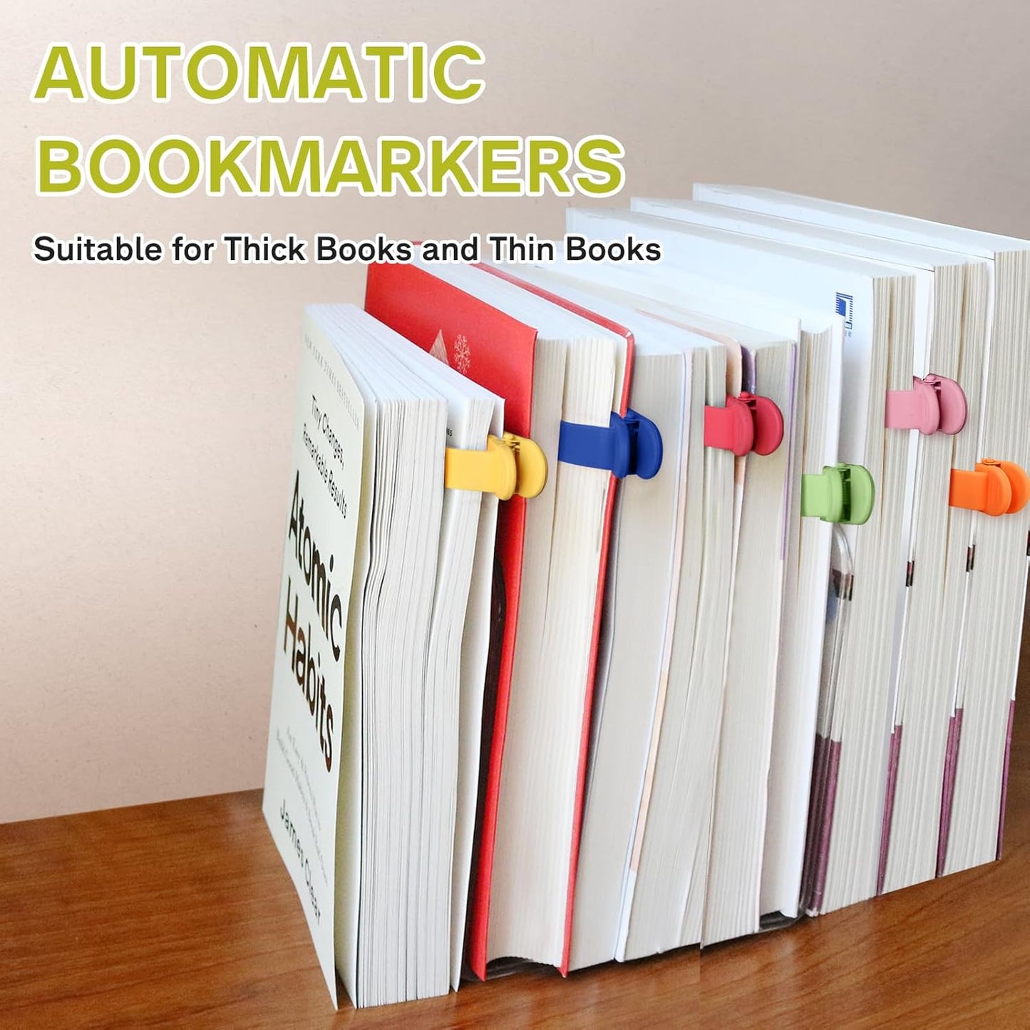 TYIIPLUS Silicone Automatic Bookmark