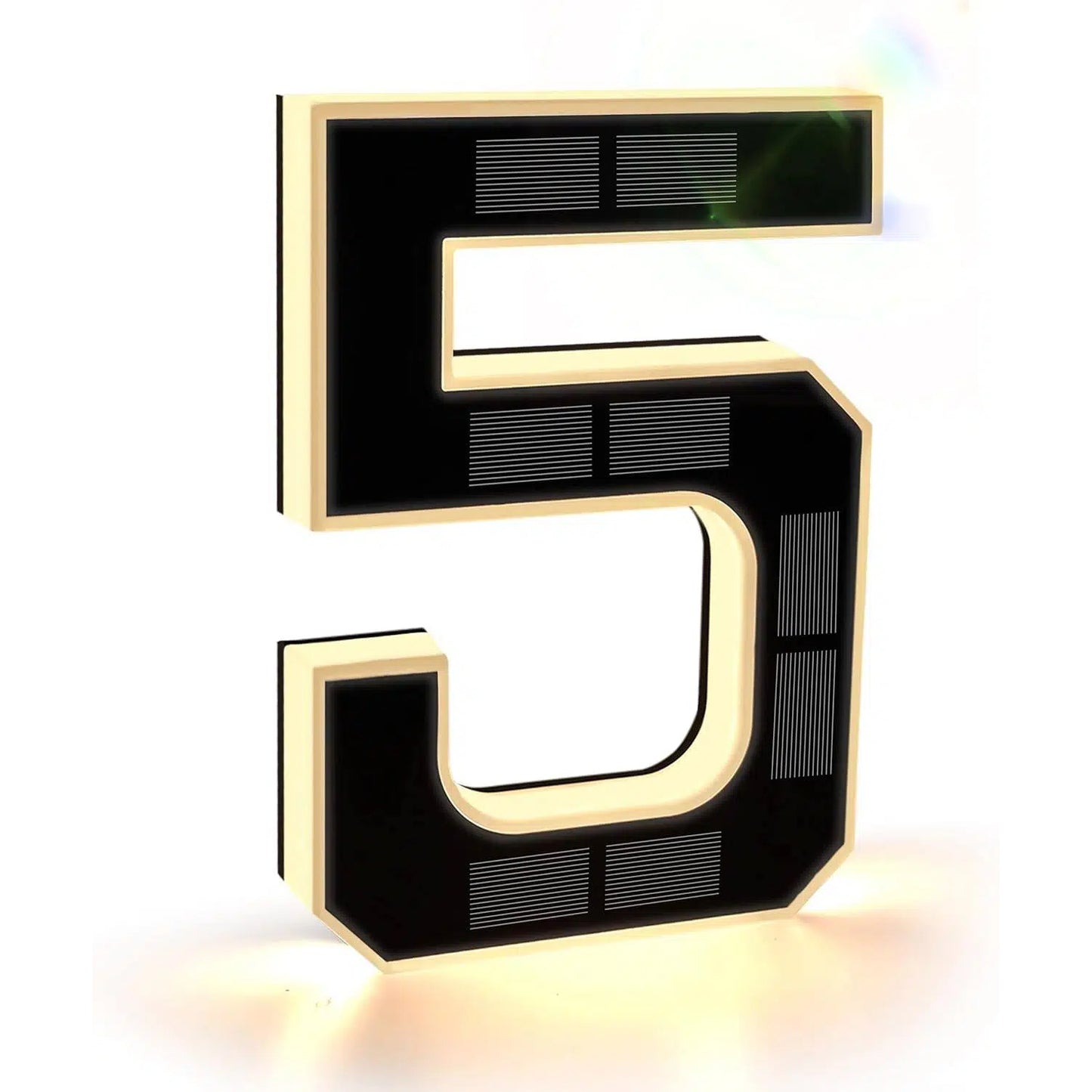 9 Inch Solar-Powered Lighted House Numbers