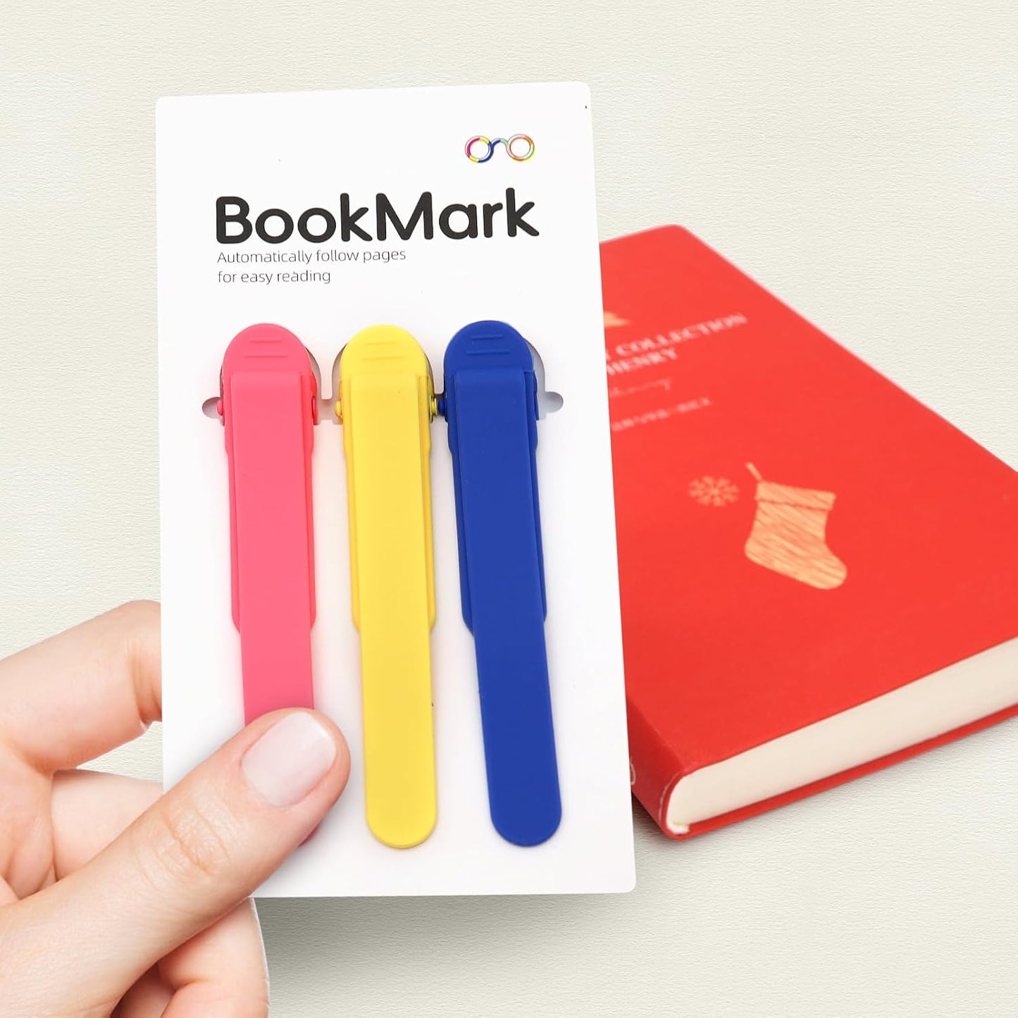 TYIIPLUS Silicone Automatic Bookmark