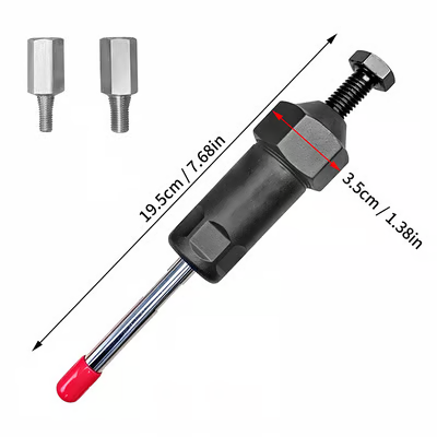 TYIIPLUS™ Heavy-Duty Grease Fitting Cleaner – 600 PSI High-Pressure Grease Gun Unclogging Tool with M6/M8/M10 Adapters
