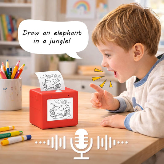 TYIIPLUS AI Voice-Activated Mini Sticker Printer