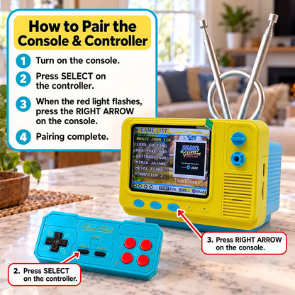 Retro TV 308-in-1 Mini Game Console