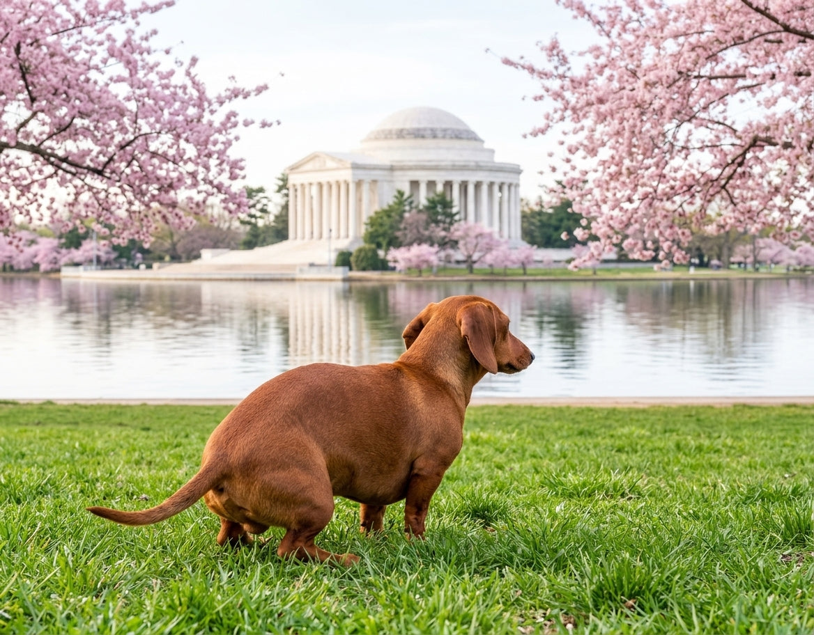 The 2027 'Dogs Pooping in Beautiful Places' Funny Wall Calendar