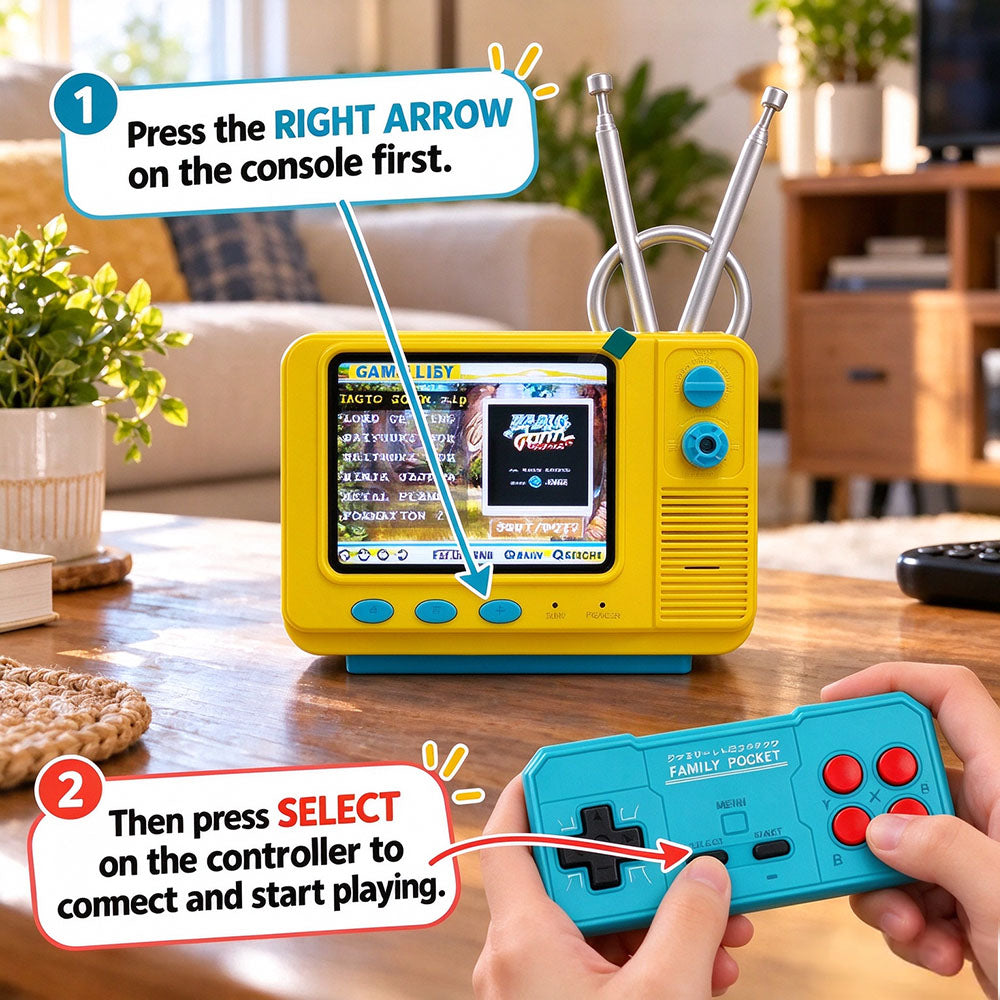 Retro TV 308-in-1 Mini Game Console