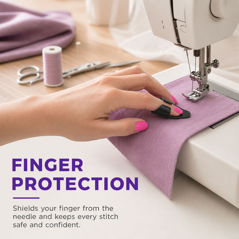 Sewing Finger Protector Clip – Fabric Guide Tool for Safer, Steadier Stitching