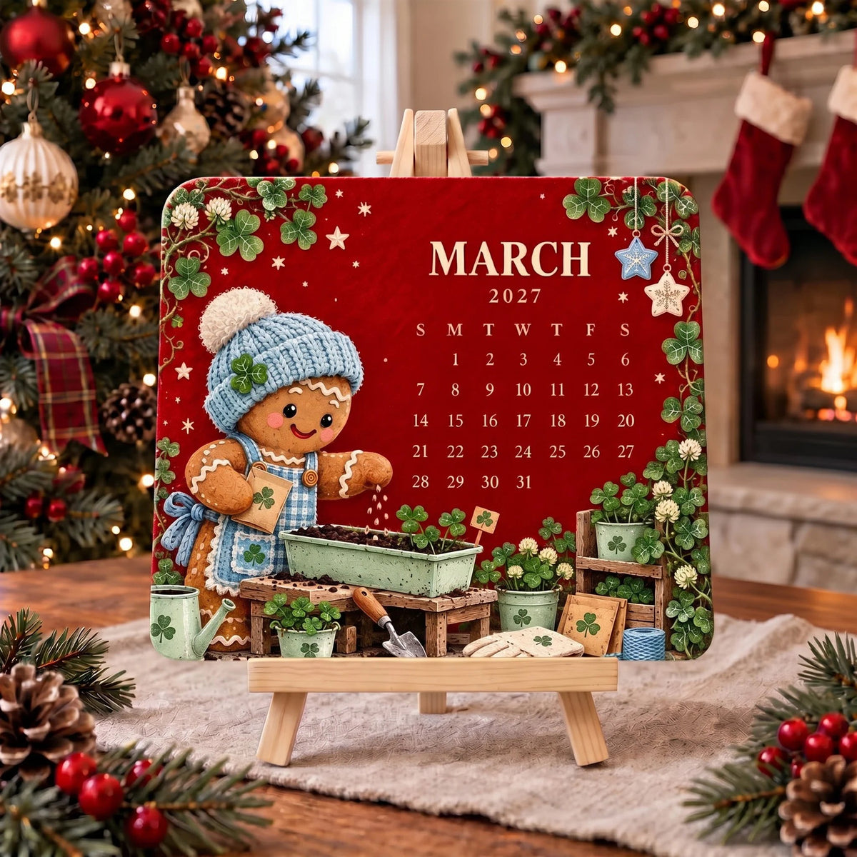 🎄🌱 Christmas Limited Edition – Eco-Friendly Plantable “Timeless” Seed Calendar 2027 🌸🌿