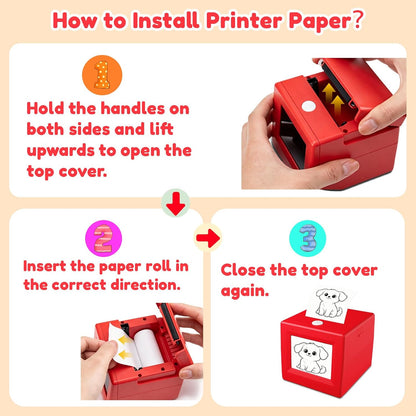 TYIIPLUS AI Voice-Activated Mini Sticker Printer