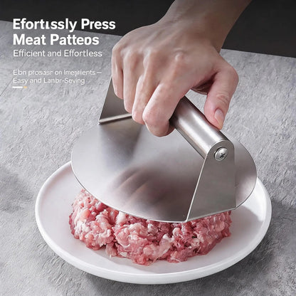 Stainless Steel Burger Press Smash Burger Press- Pro Non-Stick Burger Smasher🍔