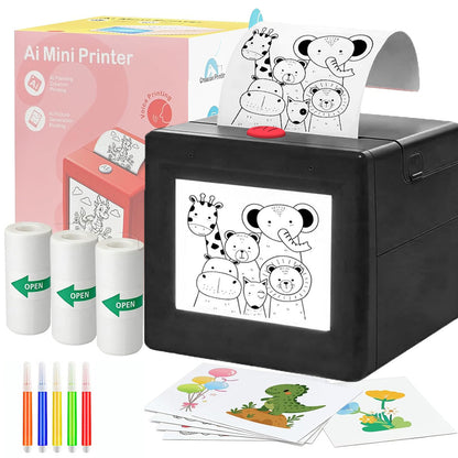 TYIIPLUS AI Voice-Activated Mini Sticker Printer