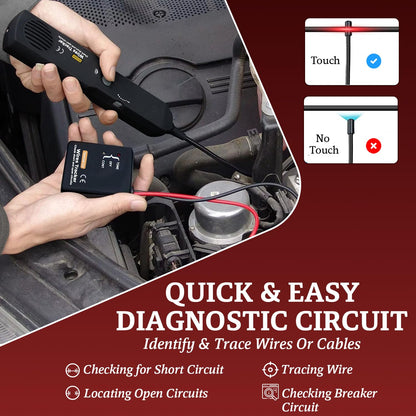 Automotive Wire Tracker & Circuit Tester — Trace Wires, Find Shorts & Open Circuits