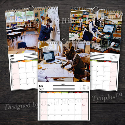 🐶 French Bulldogs Working 2027 Calendar