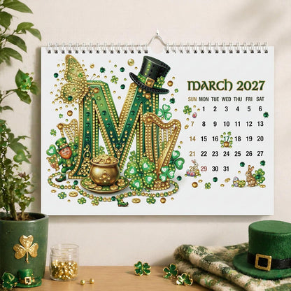 2027 DIY Diamond Painting Calendar Kit